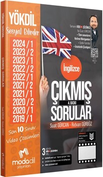  Modadil Yayınları YÖKDİL Sosyal Bilimler Çıkmış Sorular