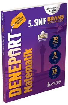  Muba Yayınları 5. Sınıf Deneport Matematik Branş Denemesi