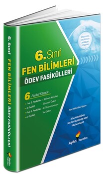  Aydın Yayınları 6. Sınıf Fen Bilimleri Ödev Fasikülleri