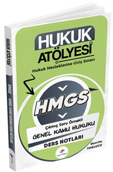  Dizgi Kitap Hukuk Atölyesi HMGS Hukuk Mesleklerine Giriş Sınavı Çıkmış Soru Örnekli Genel Kamu Hukuku Ders Notları