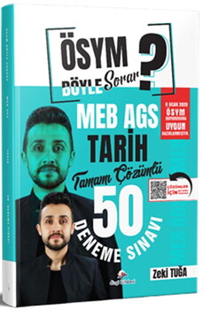  Dizgi Kitap ÖSYM Böyle Sorar 2026 MEB AGS Tarih Tamamı PDF Çözümlü 50 Deneme Sınavı