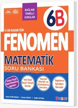 Fenomen Okul Yayınları 6. Sınıf Matematik B Fenomen Soru Bankası