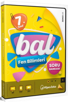  Hiper Zeka Yayınları 7. Sınıf Bal Fen Bilimleri Soru Bankası