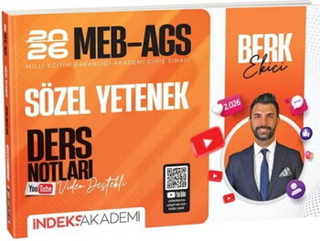  İndeks Akademi 2026 MEB AGS Sözel Yetenek Video Ders Notları