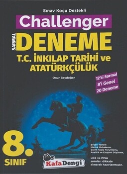  Kafa Dengi Yayınları 8. Sınıf TC İnkılap Tarihi ve Atatürkçülük Challenger Sarmal 20 Deneme