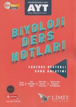  Limit Yayınları AYT Biyoloji Ders Notları