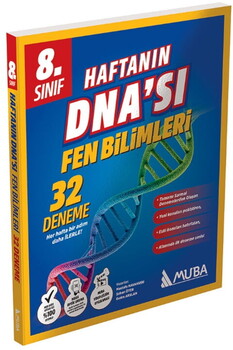  Muba Yayınları 8. Sınıf Fen Bilimleri Haftanın DNA sı 32 li Deneme