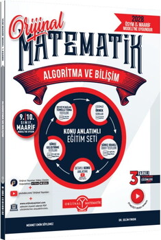 Orijinal Yayınları Matematik Maarif Model 1. Aşama Algoritma ve Bilişim