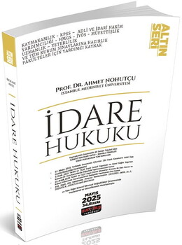  Savaş Yayınları İdare Hukuku Konu Anlatımı