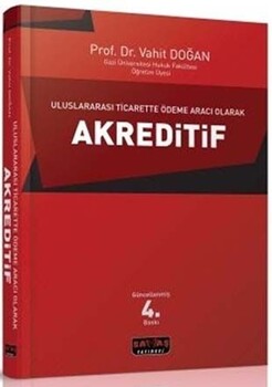  Savaş Yayınları Uluslararası Ticarette Ödeme Aracı Olarak Akreditif