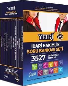  Yetki Yayınları İdari Hakimlik Soru Bankası Seti
