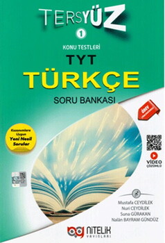 2024 Nitelik Yayınları TYT Tersyüz Türkçe Soru Bankası