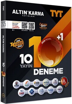  Altın Karma Yayınları 2025 Model TYT 10 Yayın 10 Deneme