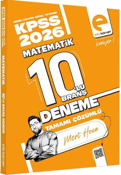  Edu Kariyer Mert Hoca 2026 KPSS Matematik 10 lu Branş Deneme