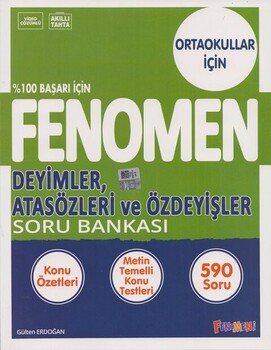  Fenomen Okul Yayınları 8. Sınıf Deyimler Atasözleri ve Özdeyişler Soru Bankası