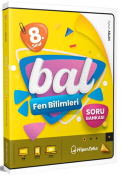  Hiper Zeka Yayınları 8. Sınıf Bal Fen Bilimleri Soru Bankası