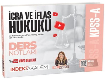 İndeks Akademi 2026 KPSS A Grubu İcra ve İflas Hukuku Video Ders Notları