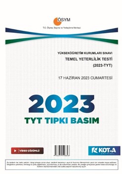  Kota Yayınları TYT 2023 Tıpkı Basım