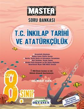  Okyanus Yayınları 8. Sınıf Master T. C. İnkılap Tarihi Ve Atatürkçülük Soru Bankası