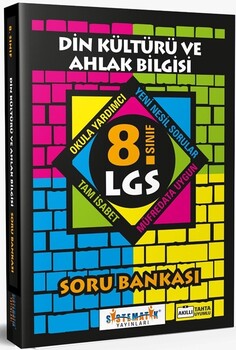  Sistematik Yayınları 8. Sınıf LGS Din Kültürü ve Ahlak Bilgisi Soru Bankası