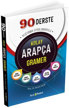  Tercih Akademi 90 Derste Türkçe Açıklamalı Kolay Arapça Gramer
