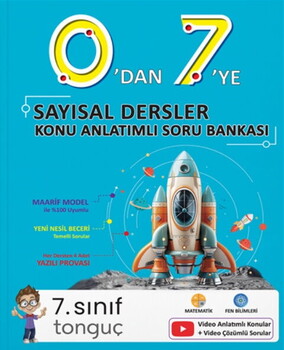 Tonguç Akademi 0 dan 7 ye Sayısal Konu Anlatımlı Soru Bankası