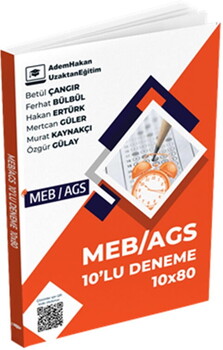  Adem Hakan Uzem 2025 MEB AGS 10 lu Deneme