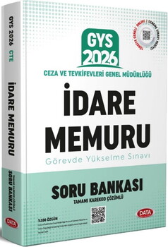 Data Yayınları 2026 GYS Ceza Ve Tevkifevleri İdare Memuru Soru Bankası
