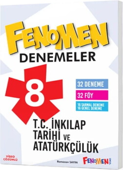  Fenomen Okul Yayınları 8. Sınıf T.C. İnkılap Tarihi ve Atatürkçülük Fenomen Denemeler