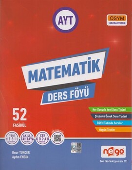  Nego Yayınları AYT Matematik Ders Föyü