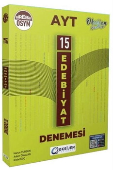 Oksijen Yayınları AYT Edebiyat 15 Branş Denemesi