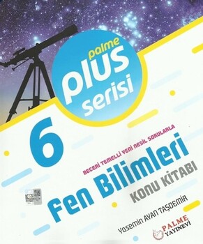  Palme Yayınları 6. Sınıf Fen Bilimleri Plus Serisi Konu Kitabı