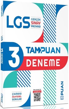  Puan Yayınları 8. Sınıf LGS Tam Puan 3 Deneme