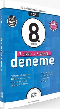  Rota Yayınları 8. Sınıf 7 Sıralı 3 Genel Deneme