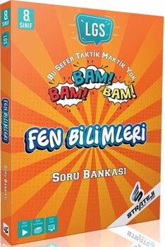  Strateji Yayınları 8. Sınıf Fen Bilimleri Bam Bam Soru Bankası