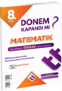  Talentteam Yayınları 8. Sınıf Matematik İlk Dönem Tekrar Fasikülü