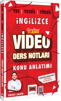  Yargı Yayınları YDS YÖKDİL YKSDİL İngilizce Video Ders Notları 11. Baskı