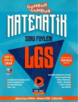  Yeni Tarz 8. Sınıf LGS Matematik Gümbür Gümbür Soru Föyleri