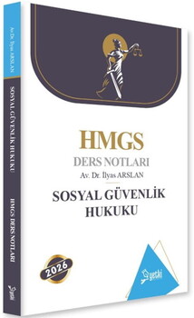  Yetki Yayınları 2026 HMGS Sosyal Güvenlik Hukuku Ders Notları
