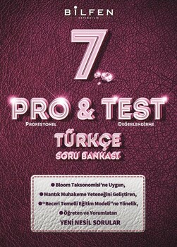  Bilfen Yayıncılık 7. Sınıf Türkçe ProTest Soru Bankası