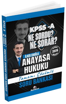  Dizgi Kitap 2026 KPSS A Grubu Anayasa Hukuku Ne Sordu Ne Sorar Soru Bankası
