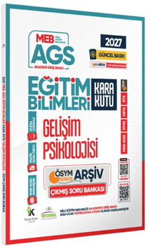 İnformal Yayınları 2027 MEB AGS Eğitim Bilimlerinin Kara Kutusu Gelişim Psikolojisi ÖSYM Çıkmış Soru Bankası