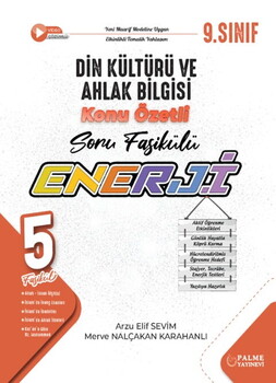 Palme Yayınları 9. Sınıf Din Kültürü ve Ahlak Bilgisi Enerji Konu Özetli Soru Fasikülleri