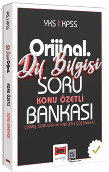  Yargı Yayınları YKS KPSS Orijinal Dil Bilgisi Konu Özetli Soru Bankası