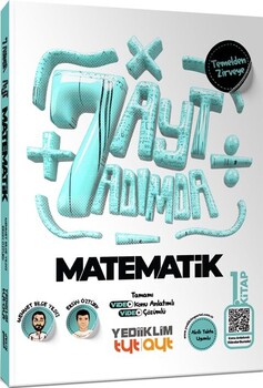 Yediiklim  AYT Yedi Adımda Temelden Zirveye Matematik Video Konu Anlatımlı ve Video Çözümlü Soru Bankası 1. Kitap
