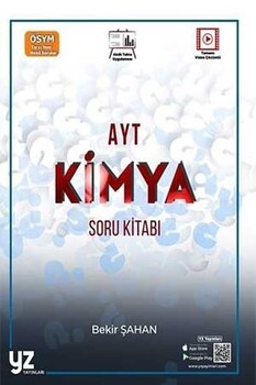  YZ Yayınları AYT Kimya Soru Bankası