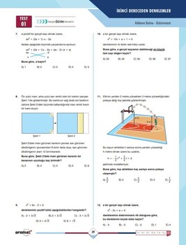 Aromat Yayınları AYT Matematik Soru Bankası