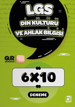 Bigelio Yayıncılık 8. Sınıf LGS Din Kültürü ve Ahlak Bilgisi 6x10 Deneme