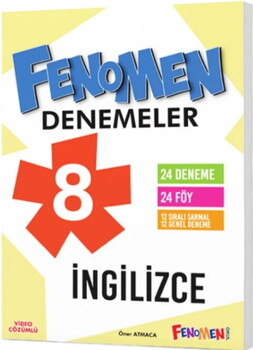 Fenomen Okul Yayınları 8. Sınıf İngilizce Branş Denemeleri