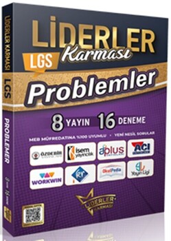  Liderler Karması 8. Sınıf LGS Problemler Denemeleri 8 Yayın 16 Deneme